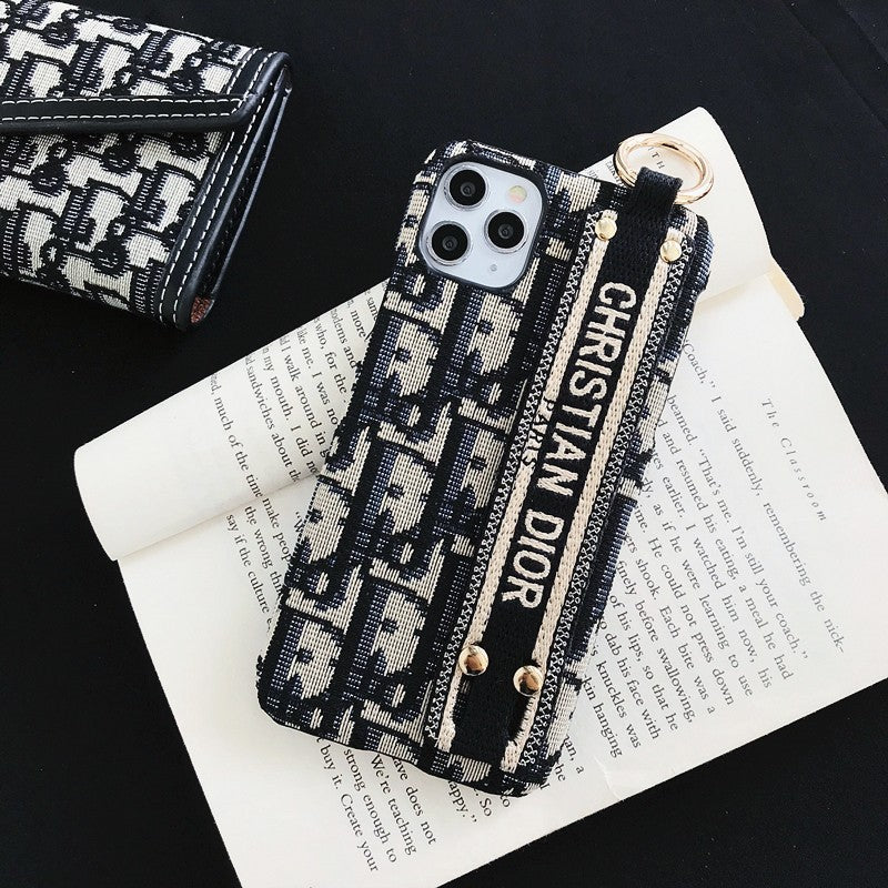 Custodia per iPhone con cinturino classico alla moda