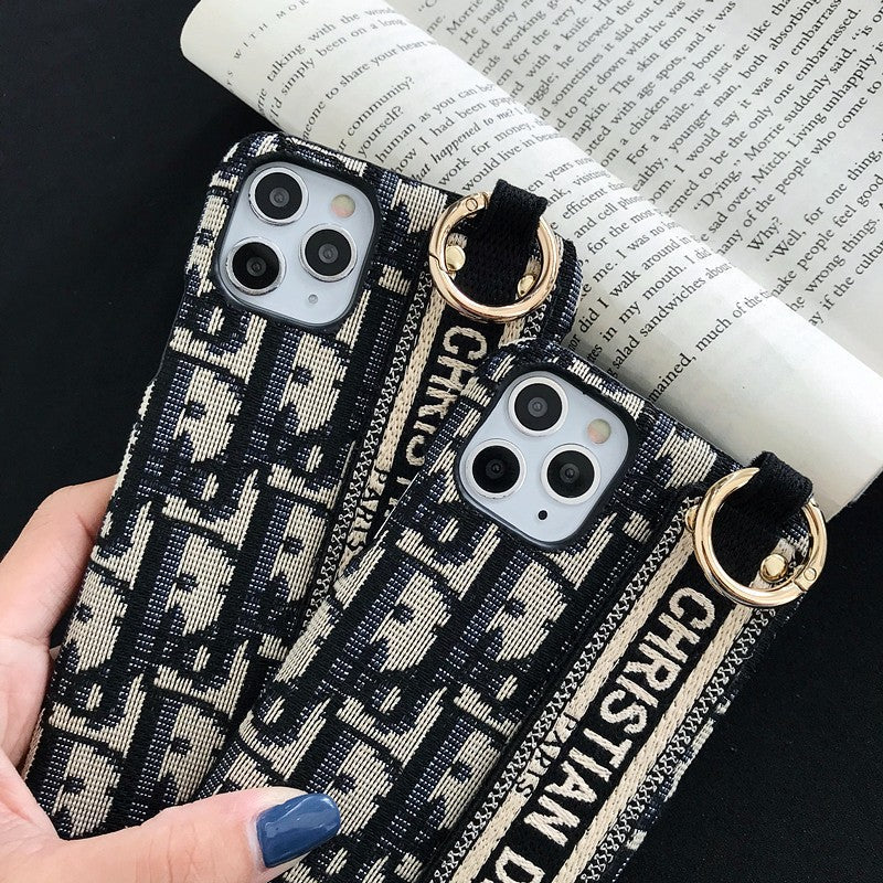 Custodia per iPhone con cinturino classico alla moda