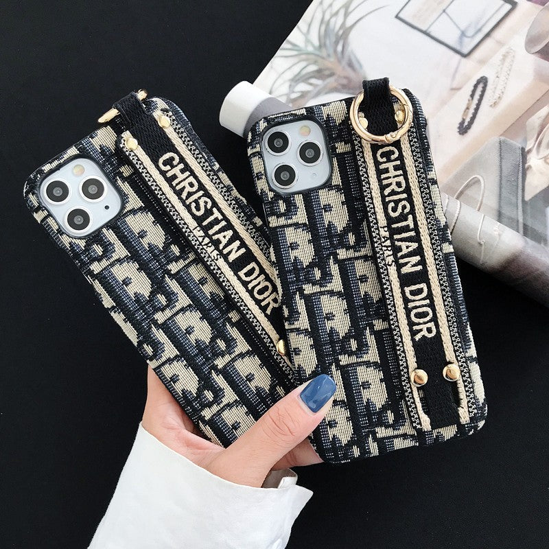 Custodia per iPhone con cinturino classico alla moda