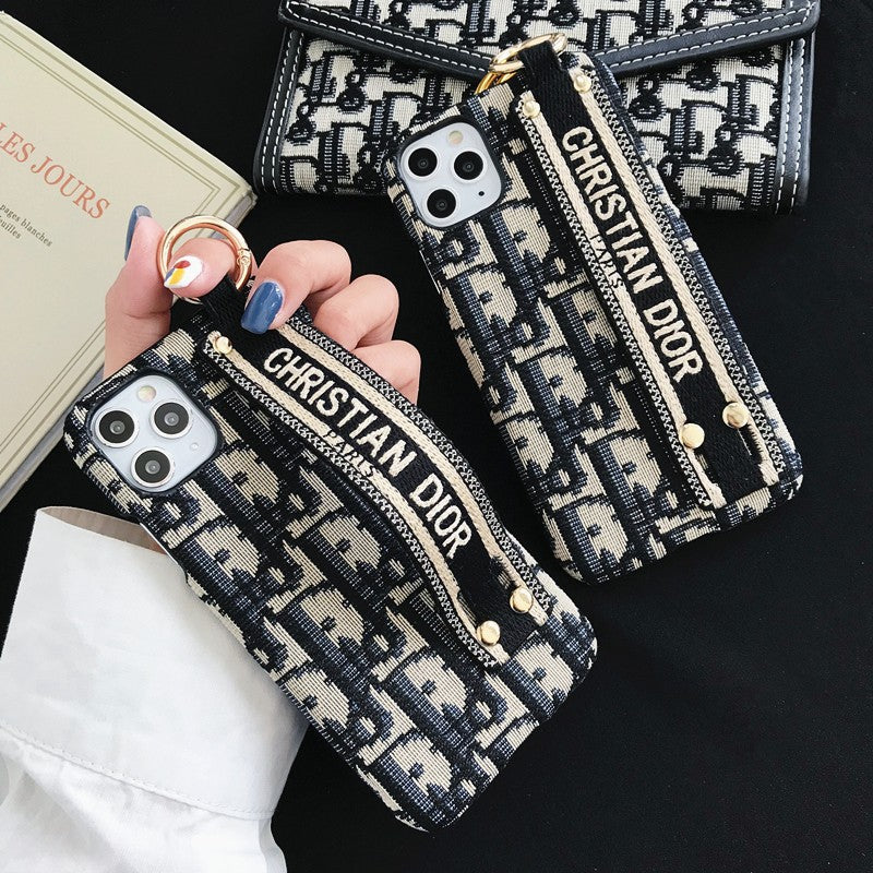 Custodia per iPhone con cinturino classico alla moda