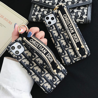 Custodia per iPhone con cinturino classico alla moda