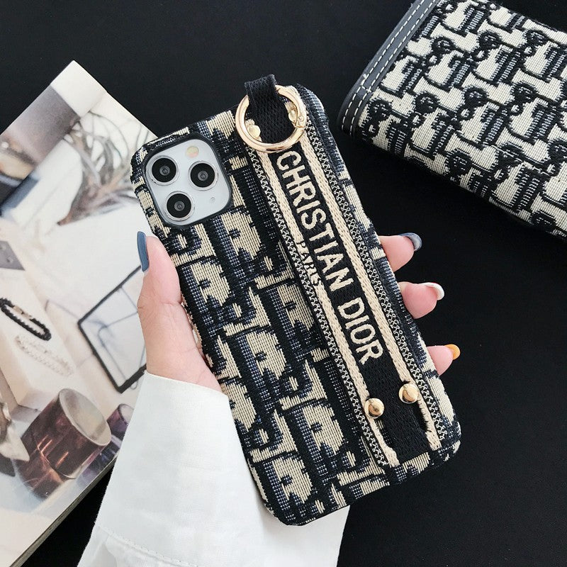 Custodia per iPhone con cinturino classico alla moda