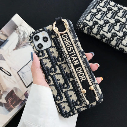 Custodia per iPhone con cinturino classico alla moda