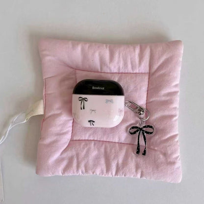 Pouzdro na sluchátka Pink Bow se stuhou