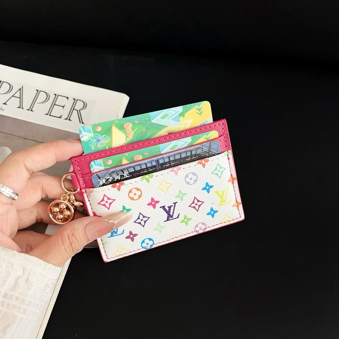Slim & portable card holder with multiple slots
