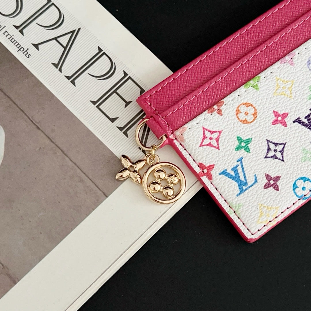 Slim & portable card holder with multiple slots