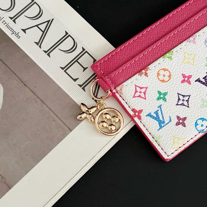 Slim & portable card holder with multiple slots