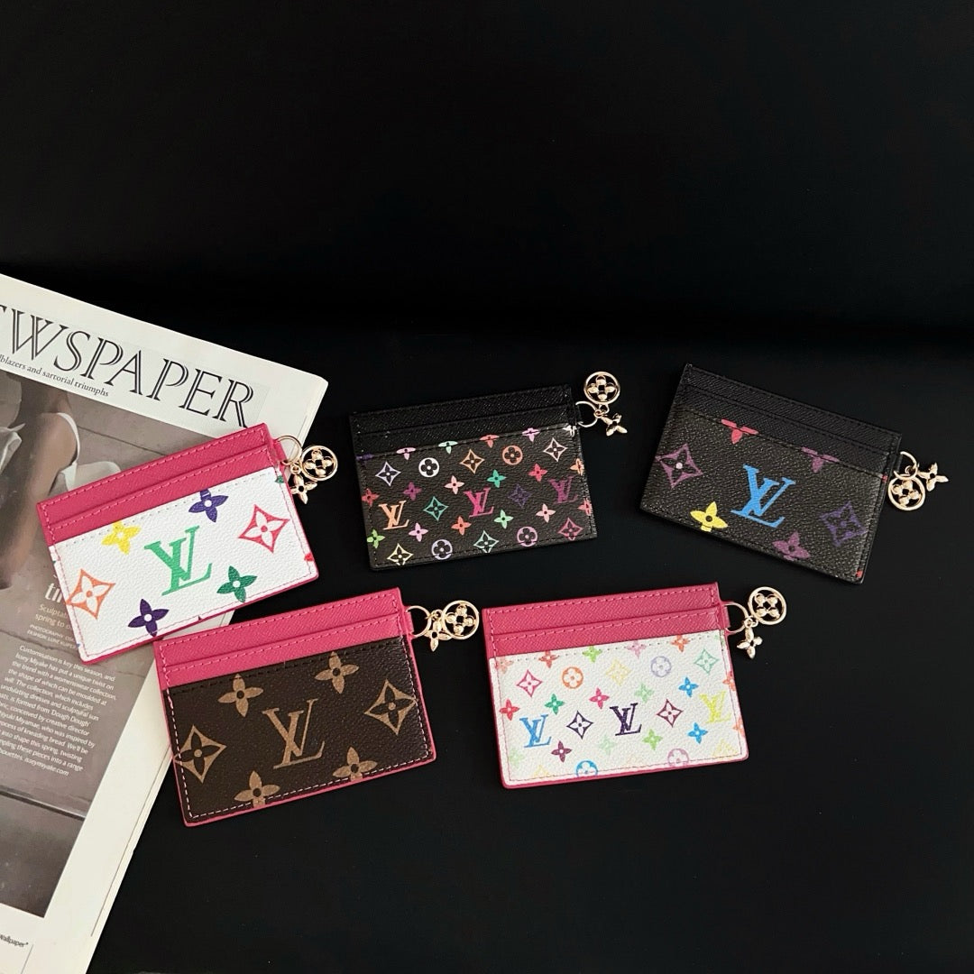 Slim & portable card holder with multiple slots