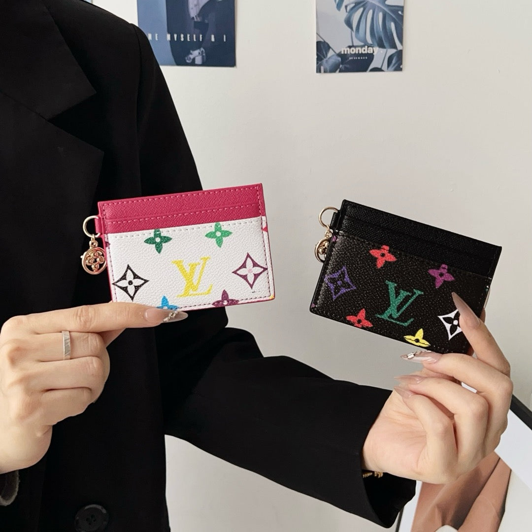 Slim & portable card holder with multiple slots