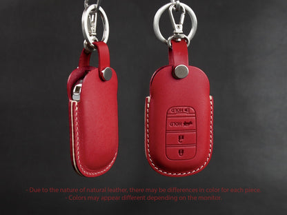 Leather car key Case for Honda [2-4/5/7] Key Fob