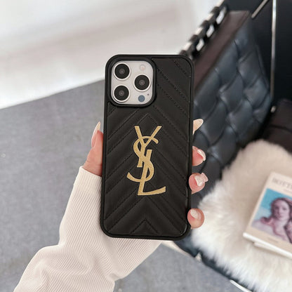 Saint Black & Hvidt læder iPhone-cover