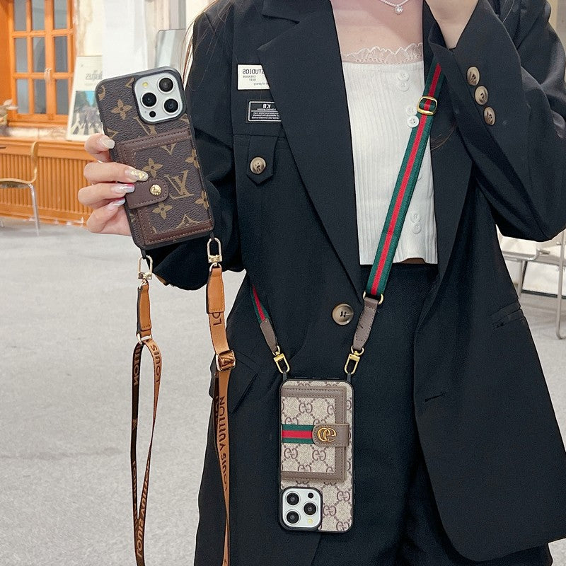 Premium Card Bag Crossbody iPhone etui