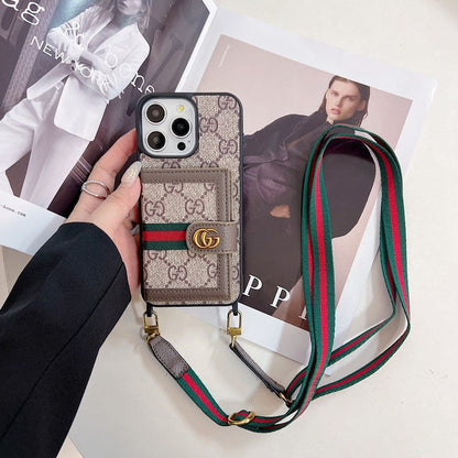 Premium Card Bag Crossbody iPhone etui