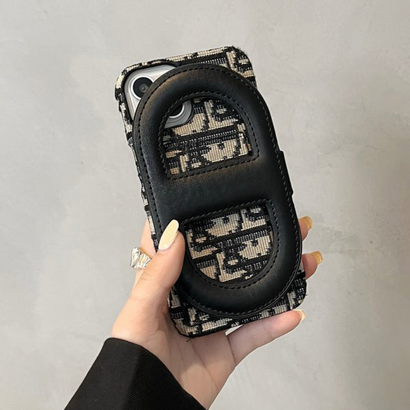 Custodia per iPhone con borsa per carte alla moda