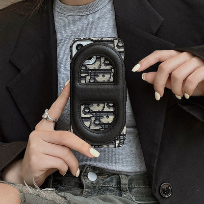 Custodia per iPhone con borsa per carte alla moda