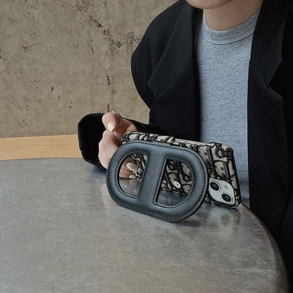 Custodia per iPhone con borsa per carte alla moda