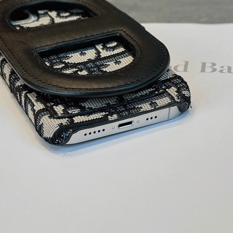 Custodia per iPhone con borsa per carte alla moda