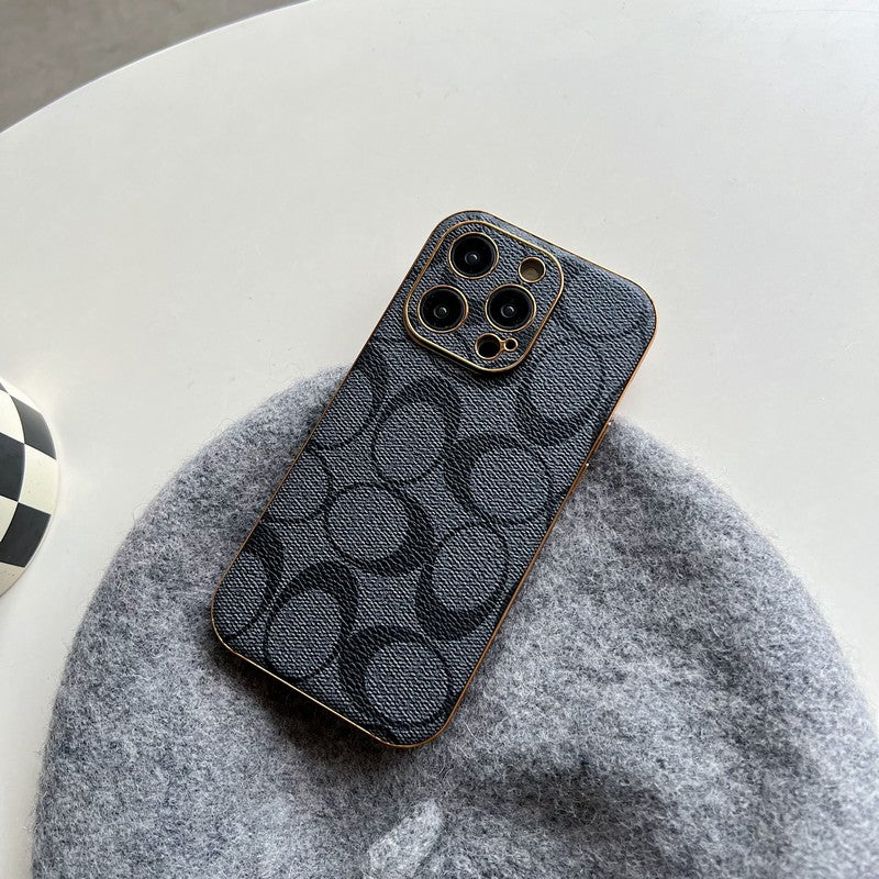 Custodia classica per iPhone in pelle