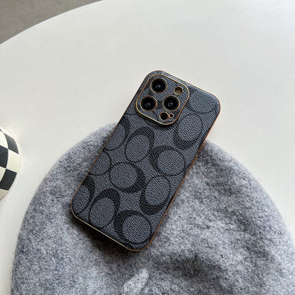 Custodia classica per iPhone in pelle