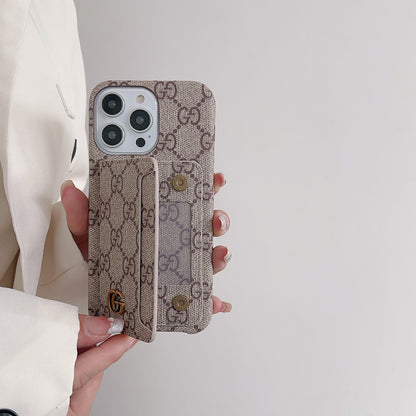Premium kortholder iPhone etui