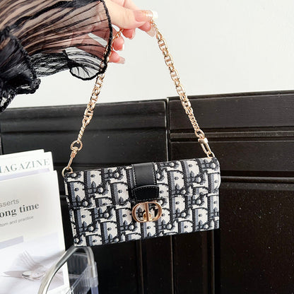 Custodia per iPhone con catena e sciarpe alla moda