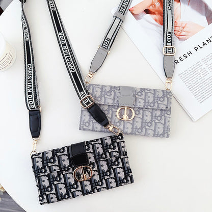 Custodia per iPhone con catena e sciarpe alla moda