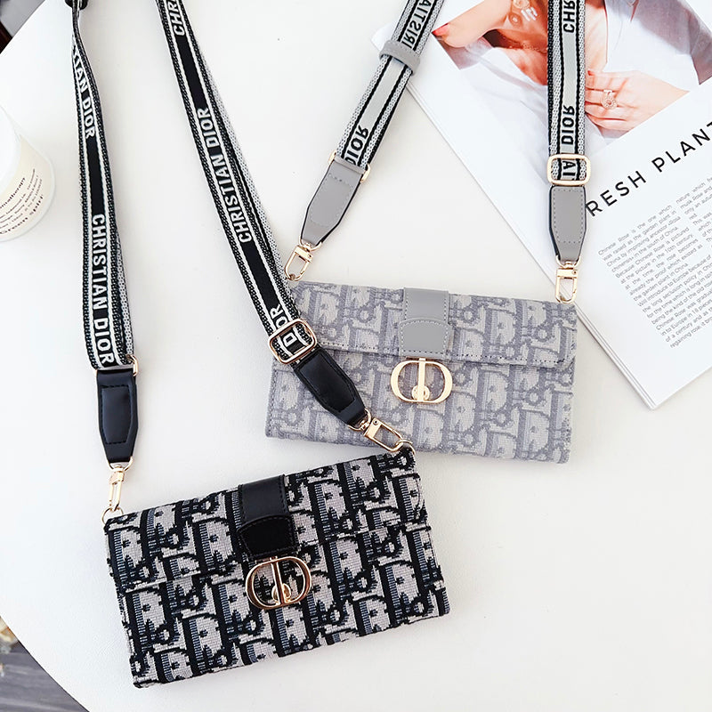 Custodia per iPhone con catena e sciarpe alla moda