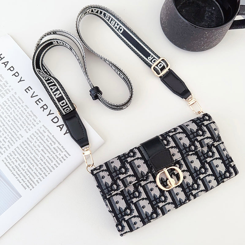Custodia per iPhone con catena e sciarpe alla moda