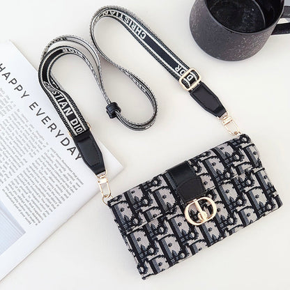 Custodia per iPhone con catena e sciarpe alla moda