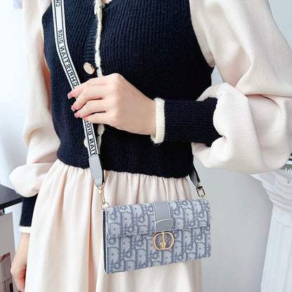 Custodia per iPhone con catena e sciarpe alla moda