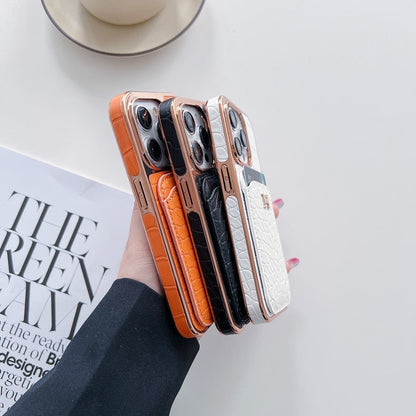 H Rose guld læder cover til iPhone