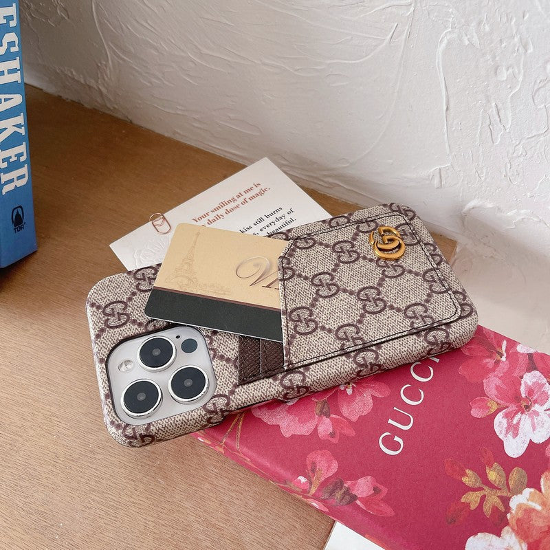 Premium Card Bag Klassisk iPhone-deksel