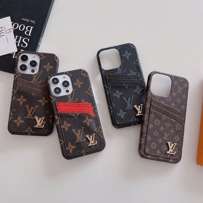حافظة بطاقات فاخرة كلاسيكية لهاتف iPhone