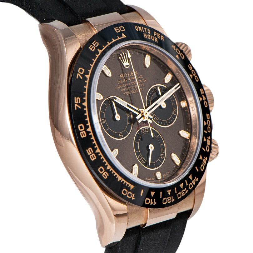 Luxury Chronograph Sport Watch with Rubber Strap