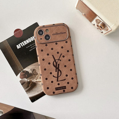 Saint Brown læder iPhone etui