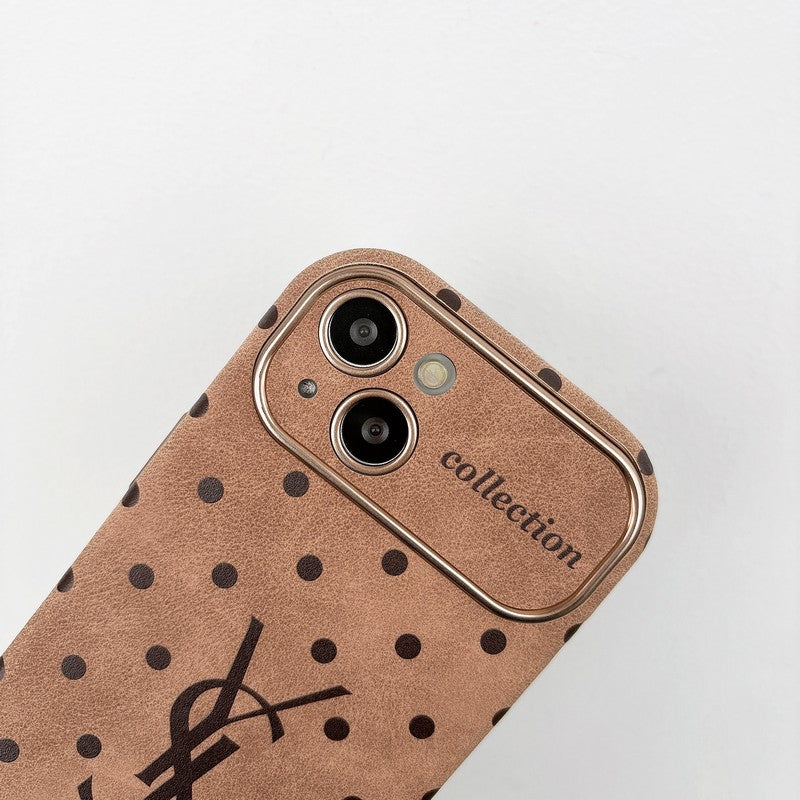 Saint Brown læder iPhone etui