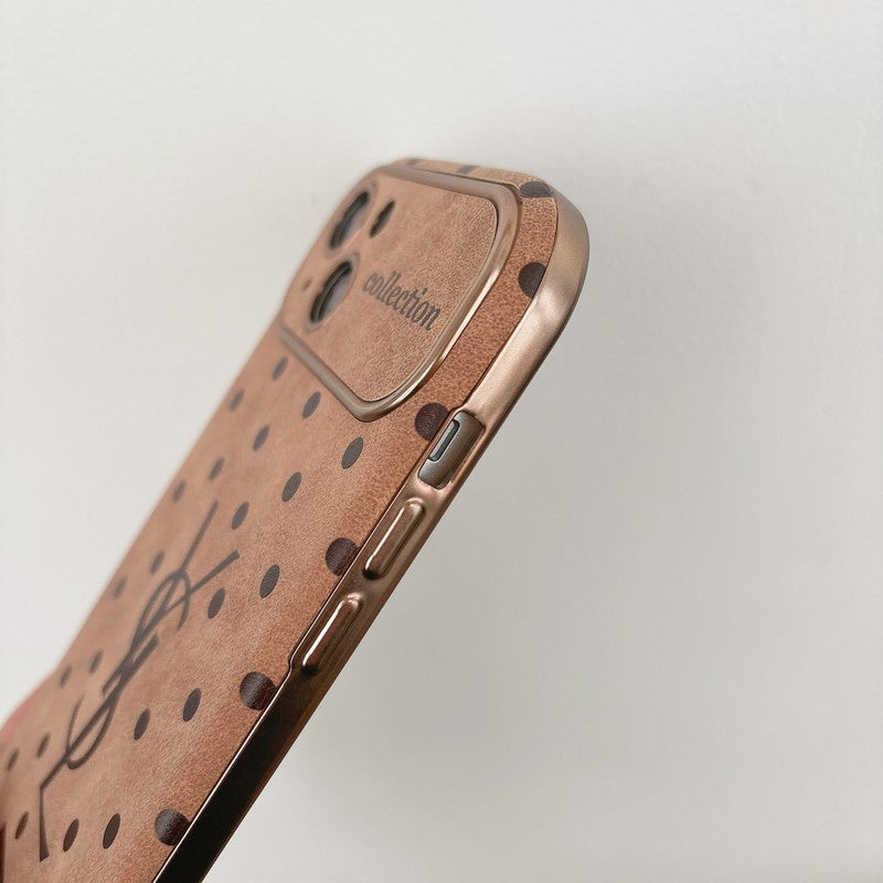 Saint Brown læder iPhone etui