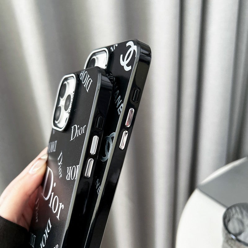 Mode sort iPhone etui
