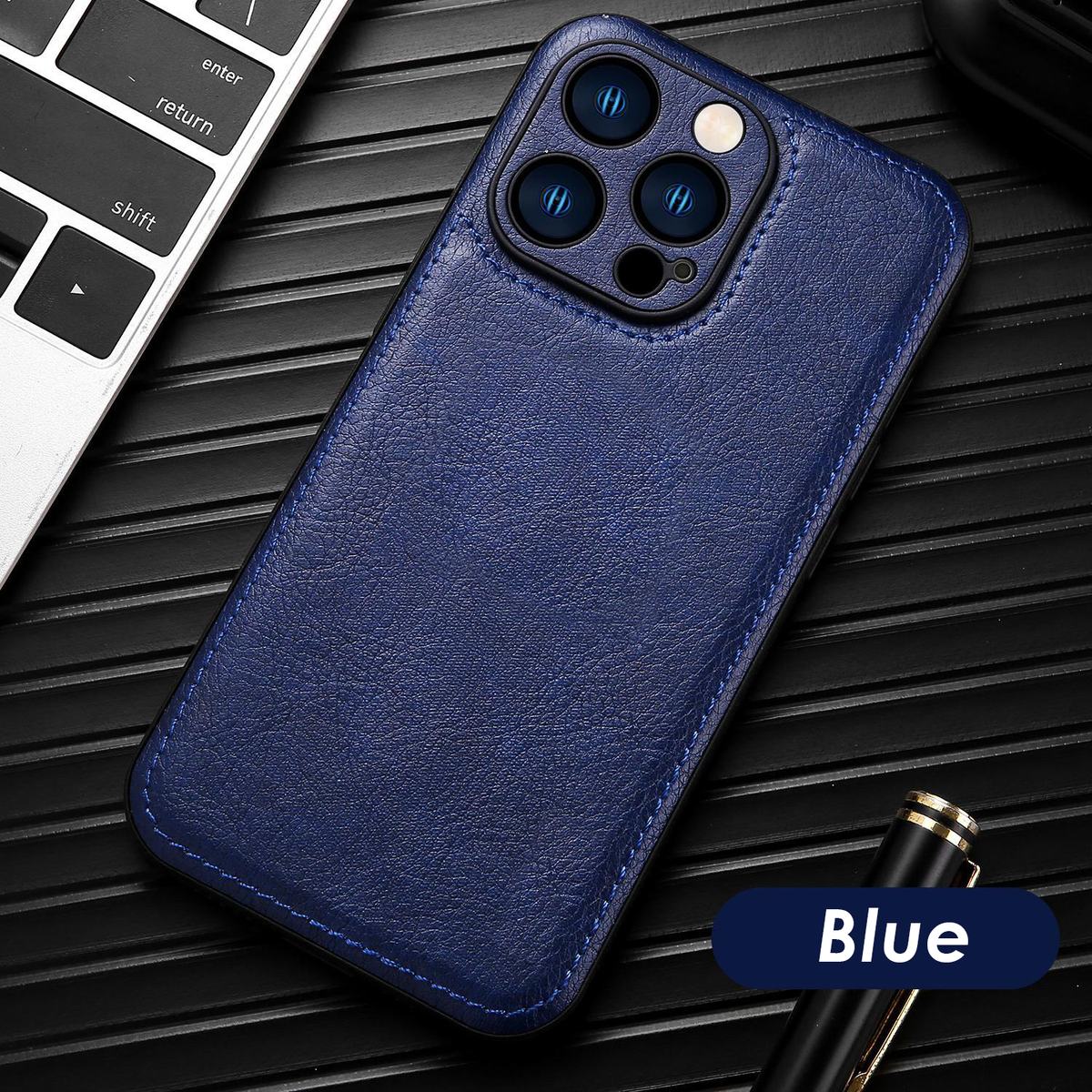 Premium vintage læder iPhone-etui – Soft Touch stødsikkert beskyttelsescover