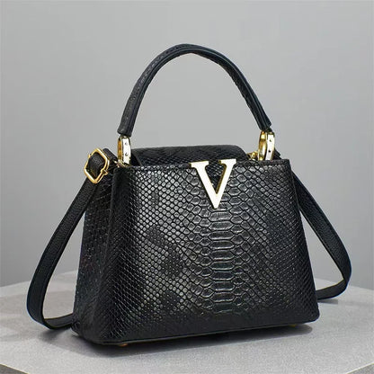 Luxury High-End Handbag -  Spring Fashion Ostrich Pattern Crossbody Shoulder Bag