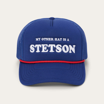 Min anden hat er en Stetson Trucker Cap