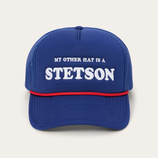 L'altro mio cappello è un cappellino da camionista Stetson