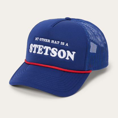 Min anden hat er en Stetson Trucker Cap