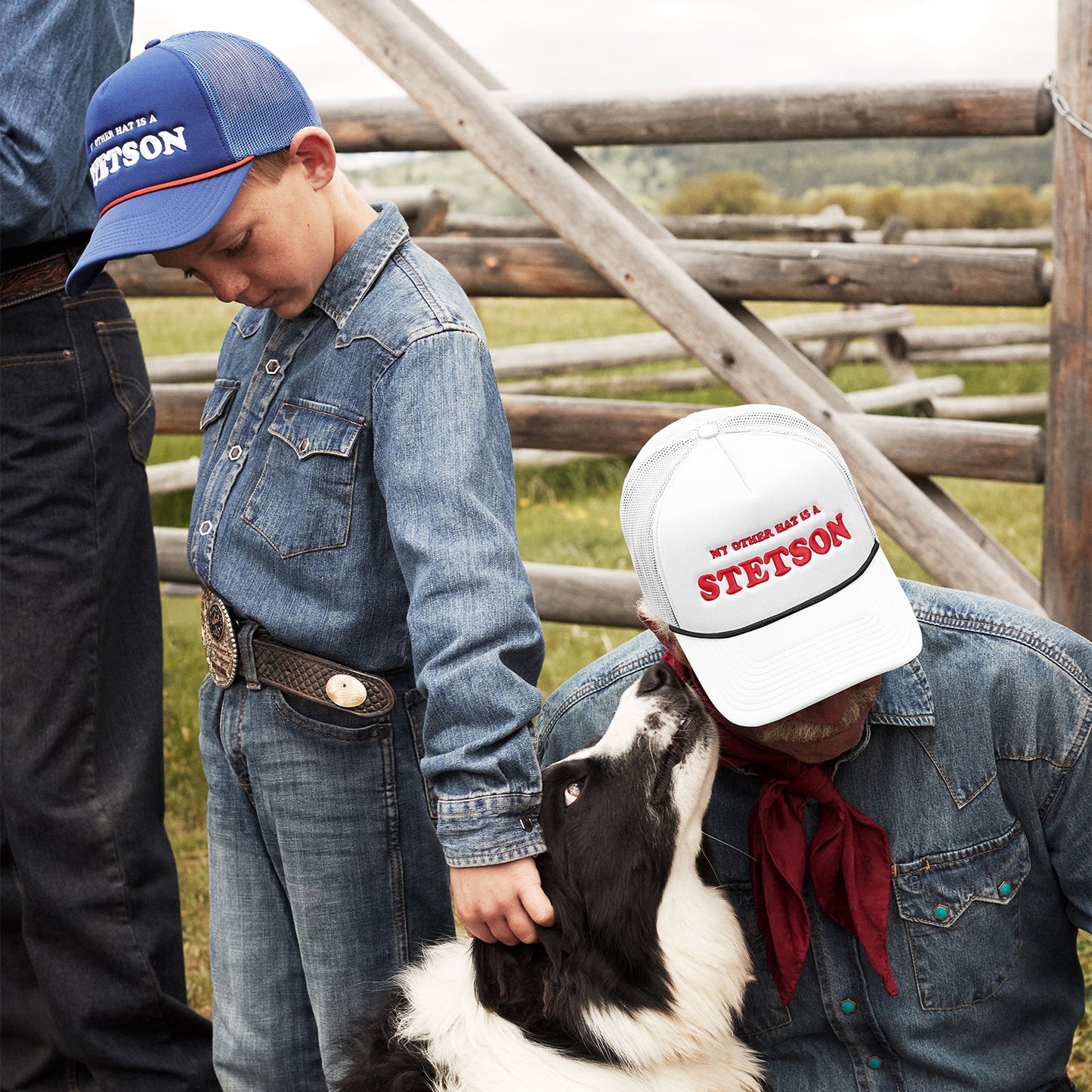 Min anden hat er en Stetson Trucker Cap