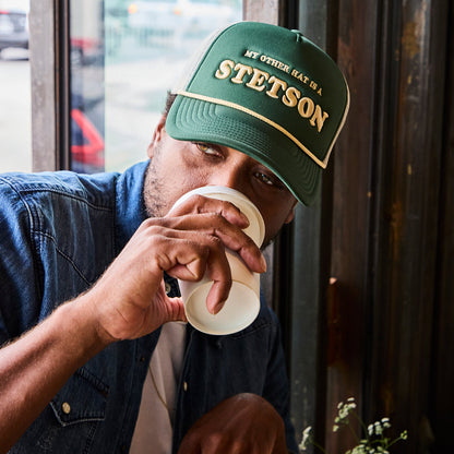 Mein anderer Hut ist eine Stetson Trucker Cap
