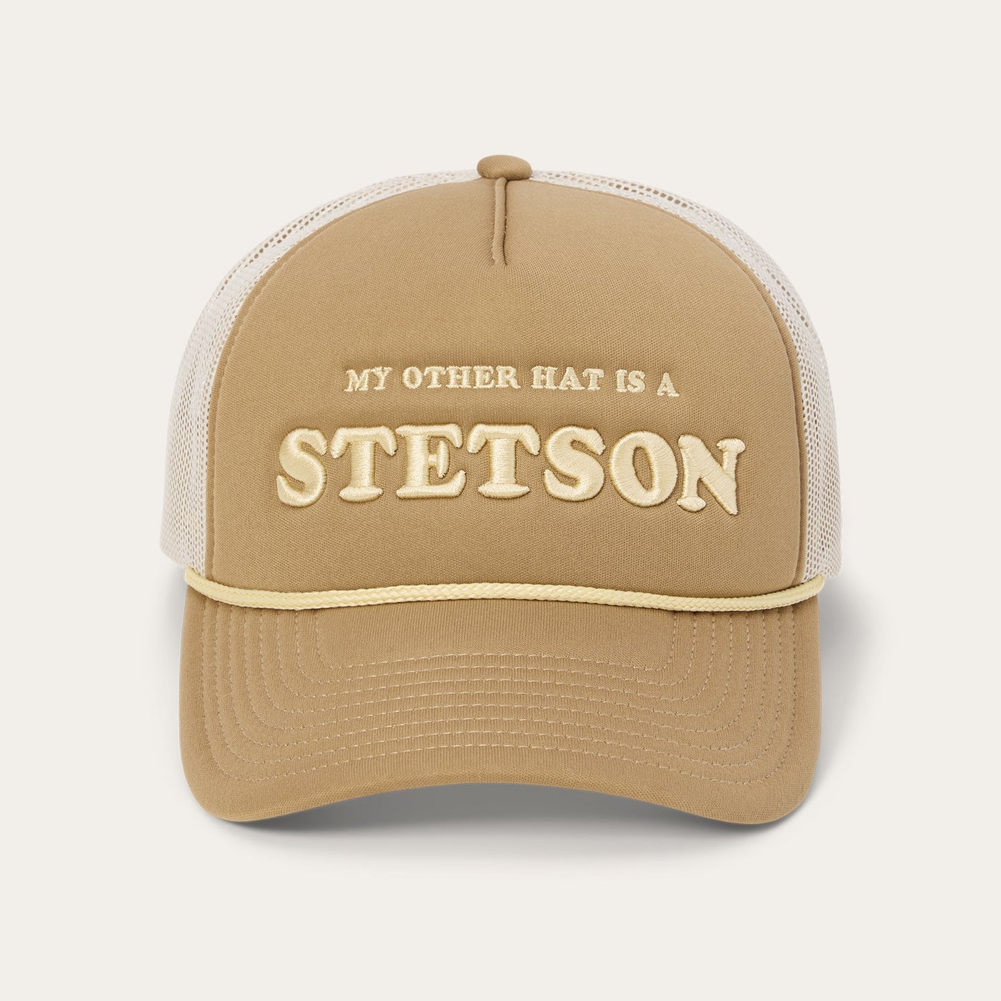 Min anden hat er en Stetson Trucker Cap