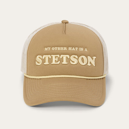 Min anden hat er en Stetson Trucker Cap