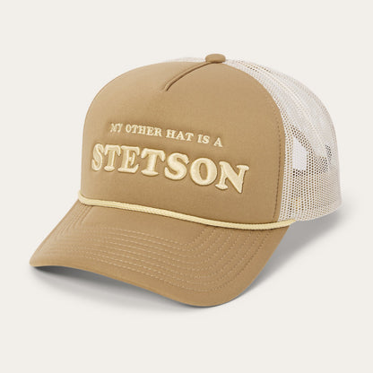 Min anden hat er en Stetson Trucker Cap