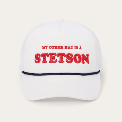 Min anden hat er en Stetson Trucker Cap