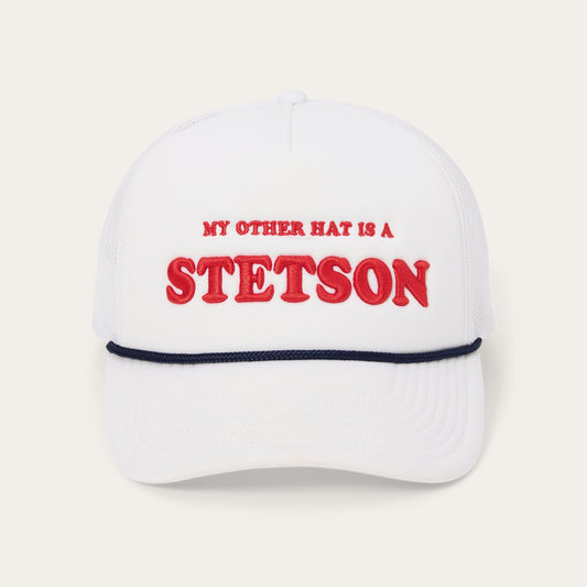 L'altro mio cappello è un cappellino da camionista Stetson